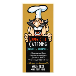 Catering zakelijke promotie Menu.Chef. Reclamekaart