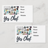 Cateringbedrijf Personal Chef Visitekaartje (Voorkant / Achterkant)