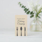 Cateringbedrijf Professionele Chef Visitekaartje (Staand voorkant)