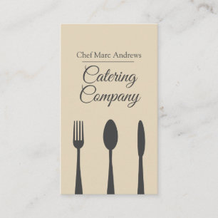 Cateringbedrijf Professionele Chef Visitekaartje