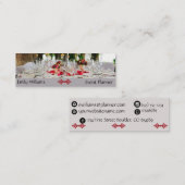 cateringbenodigdheden voor de organisator van de b mini visitekaartje (Voorkant / Achterkant)