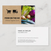 cateringdienst | levering van levensmiddelen | che visitekaartje (Voorkant / Achterkant)