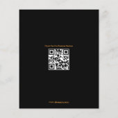 Cateringdiensten Aanpasbare Bewerkbare Flyer (Achterkant)