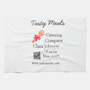 Cateringdiensten voeg naam QR-code website bakkeri Theedoek