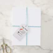 Cateringdiensten voegen naam toe QR code website b Cadeaulabel (Met Touw)