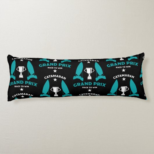 Catermaran Hydrofoil Zeilboot Racing Lichaamskussen (Achterkant)