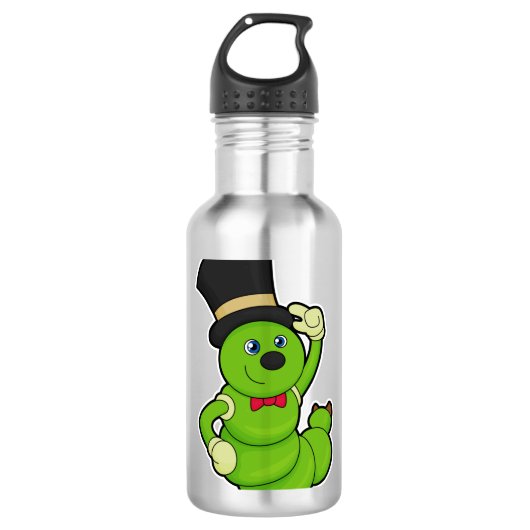Caterpijler als groep met Pet Waterfles (Voorkant)