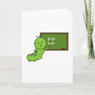 Caterpijler als leraar met Blackboard Kaart