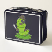 Caterpijler als piraat met zwaard (Achterkant)