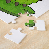 Caterpijler als piraat met zwaard legpuzzel (Zijkant)