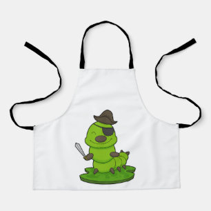 Caterpijler als piraat met zwaard schort