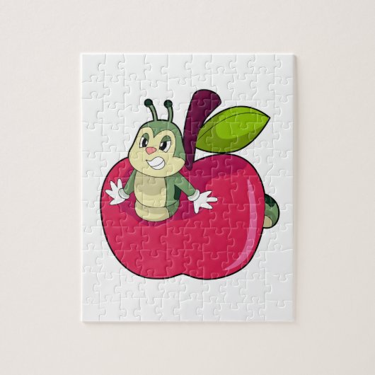Caterpijler Apple Legpuzzel (Verticaal)