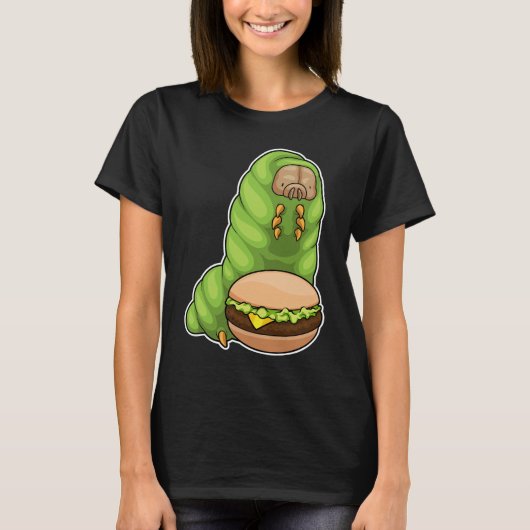 Caterpijler Cheeseburger T-shirt (Voorkant)