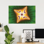 Caterpijler - Fractaal Poster (Thuiskantoor)