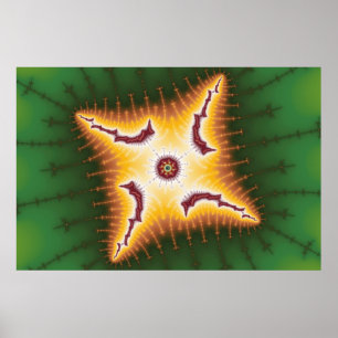 Caterpijler - Fractaal Poster