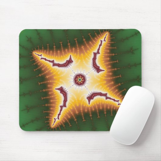 Caterpijler - Fractal Mousepad Muismat (Met muis)