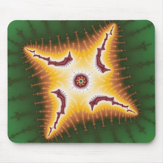 Caterpijler - Fractal Mousepad Muismat (Voorkant)