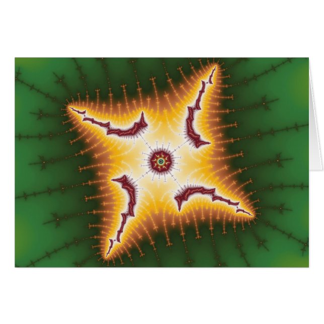 Caterpijler - Fractale Kaart (Voorkant Horizontaal)
