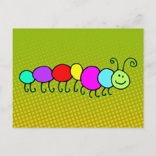 Caterpijler Netty + uw ideeën Briefkaart