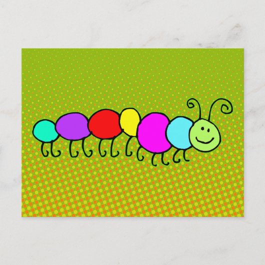 Caterpijler Netty + uw ideeën Briefkaart (Voorkant)