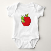 Caterpijler van Apple Romper (Voorkant)