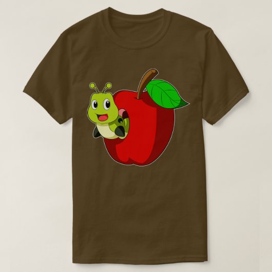Caterpijler van Apple T-shirt (Design voorkant)