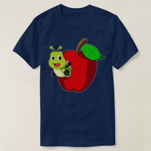 Caterpijler van Apple T-shirt (Design voorkant)