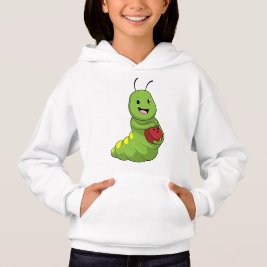 Caterpilaar bij Bowling met Bowling ball (Voorkant)