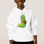 Caterpilaar bij Bowling met Bowling ball (Voorkant)