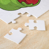 Caterpilaar bij Bowling met Bowling ball Legpuzzel (Zijkant)