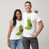 Caterpilaar bij Bowling met Bowling ball T-shirt (Unisex)