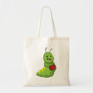 Caterpilaar bij Bowling met Bowling ball Tote Bag