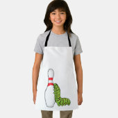 Caterpilaar bij Bowling met Bowling pin Schort (Insitu)