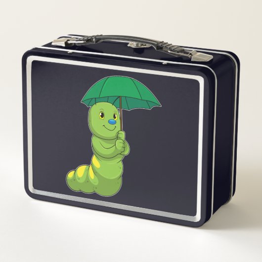Caterpilaar bij Raining met Umbrella (Achterkant)