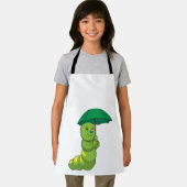 Caterpilaar bij Raining met Umbrella Schort (Insitu)