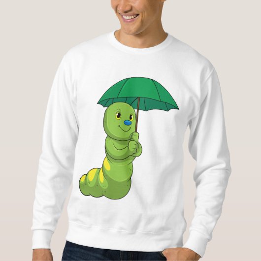 Caterpilaar bij Raining met Umbrella Trui (Voorkant)