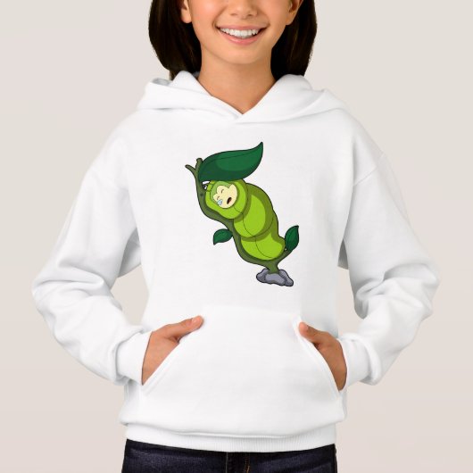 Caterpilaar bij slaapstand met lef (Voorkant)