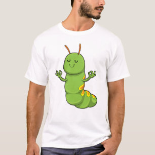 Caterpilaar bij Yoga Meditation T-shirt