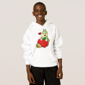 Caterpilaar met Apple (Voorkant volledig)