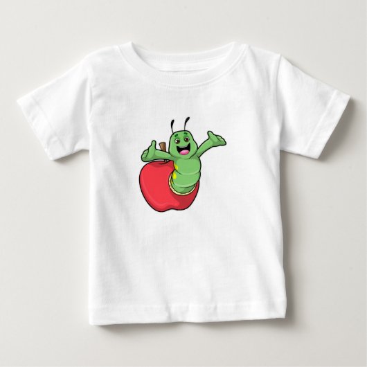 Caterpilaar met Apple (Voorkant)