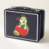 Caterpilaar met Apple (Achterkant)