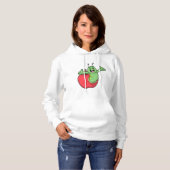 Caterpilaar met Apple Hoodie (Voorkant volledig)