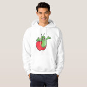 Caterpilaar met Apple Hoodie (Voorkant volledig)