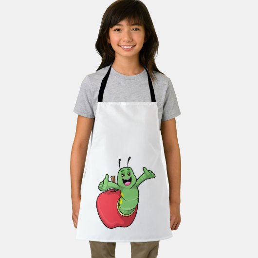 Caterpilaar met Apple Schort (Insitu)