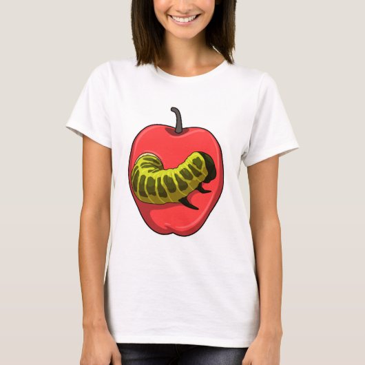 Caterpilaar met Apple T-shirt (Voorkant)