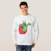 Caterpilaar met Apple T-shirt (Voorkant volledig)