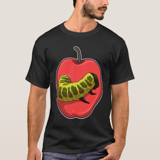 Caterpilaar met Apple T-shirt (Voorkant)