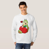 Caterpilaar met Apple T-shirt (Voorkant volledig)