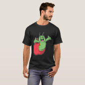 Caterpilaar met Apple T-shirt (Voorkant volledig)