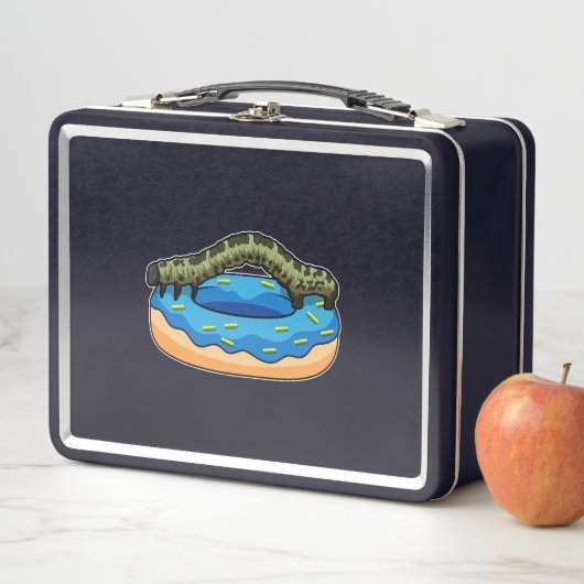 Caterpilaar met Donut (In situ)